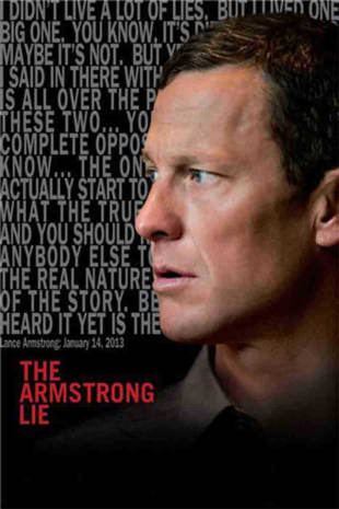 movie poster for The Armstrong Lie