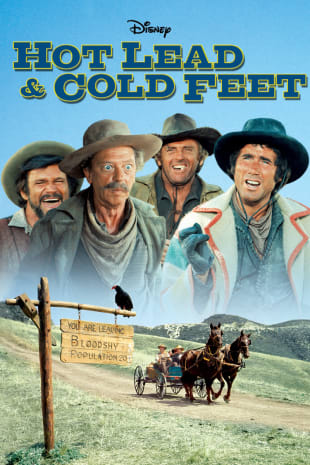 movie poster for Hot Lead And Cold Feet