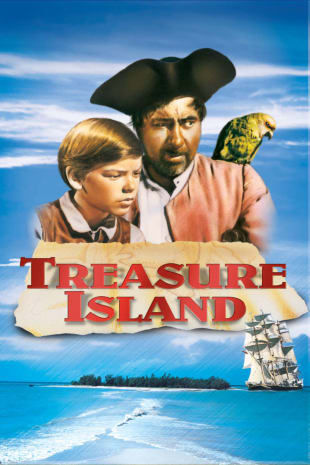 movie poster for Treasure Island (1950) (re)