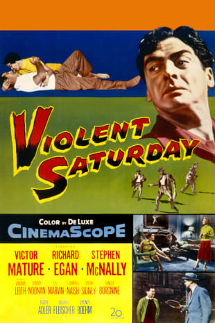 movie poster for Violent Saturday