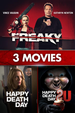 movie poster for Freaky, Happy Death Day, Happy Death Day 2U: 3-Movie Collection