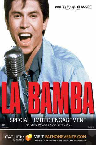 movie poster for La Bamba presented by TCM
