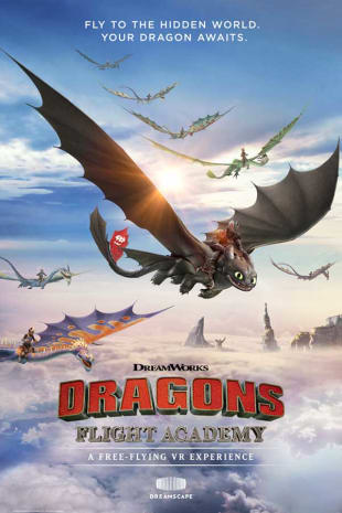 movie poster for DreamWorks Dragons Flight Academy