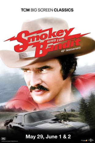 movie poster for Smokey and the Bandit 45th Anniversary presented by TCM