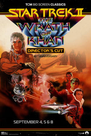 movie poster for Star Trek II: The Wrath of Khan 40th Anniversary presented by TCM