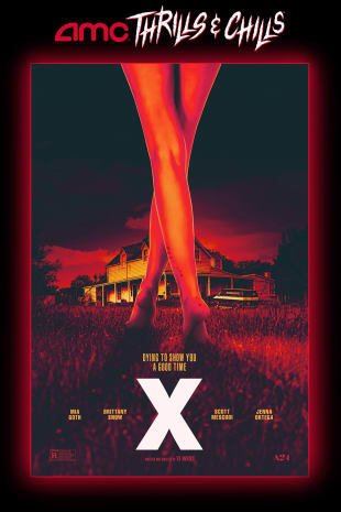 movie poster for X