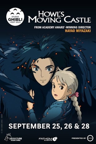 movie poster for Howl's Moving Castle - Studio Ghibli Fest 2022