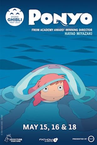 movie poster for Ponyo - Studio Ghibli Fest 2022
