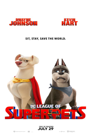 movie poster for DC League of Super Pets