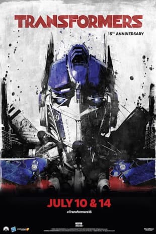 movie poster for Transformers 15th Anniversary