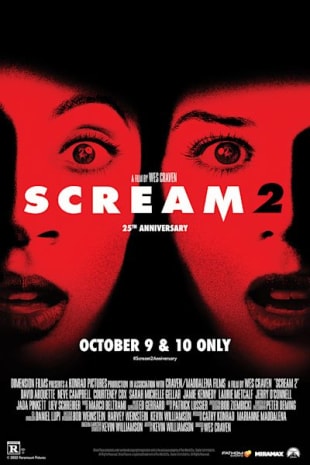 movie poster for Scream 2 - 25th Anniversary