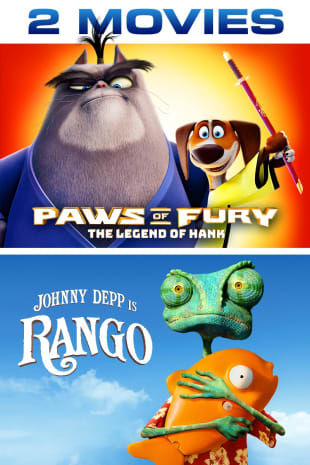 movie poster for Paws of Fury & Rango 2-Movie Collection
