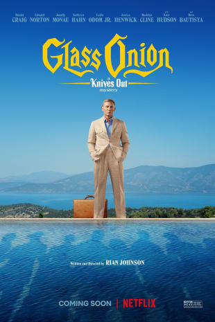 movie poster for Glass Onion: A Knives Out Mystery