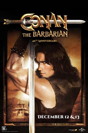 movie poster for Conan the Barbarian 40th Anniversary