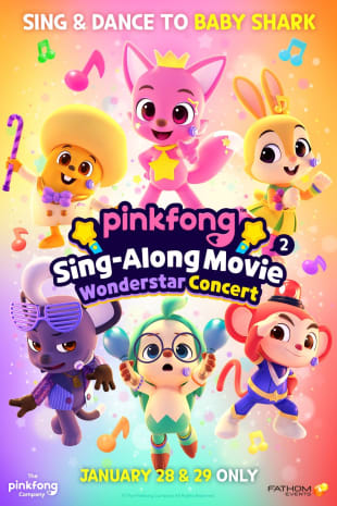 movie poster for Pinkfong Sing-Along Movie 2: Wonderstar Concert
