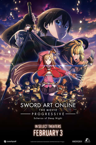 movie poster for Sword Art Online -Progressive- Scherzo of Deep Night