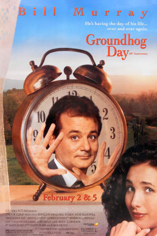 movie poster for Groundhog Day 30th Anniversary