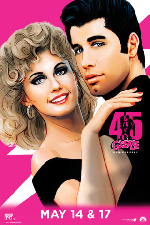 movie poster for Grease 45th Anniversary