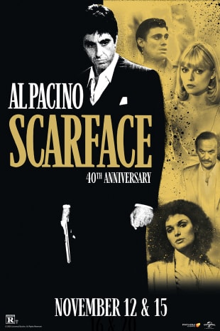 movie poster for Scarface 40th Anniversary