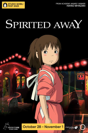 movie poster for Spirited Away - Studio Ghibli (2023)