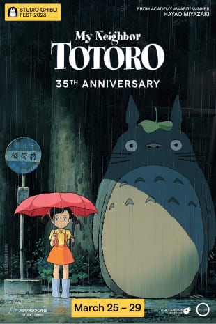 movie poster for My Neighbor Totoro 35th Anniversary - Studio Ghibli (2023)