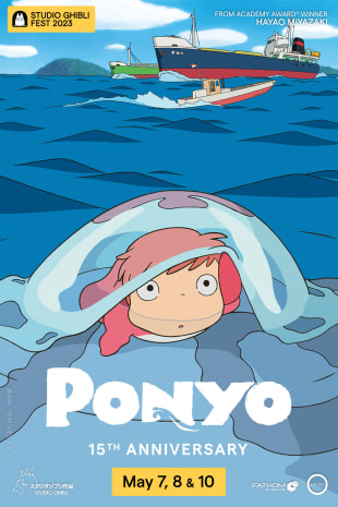 movie poster for Ponyo 15th Anniversary - Studio Ghibli (2023)