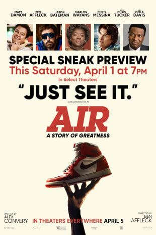 movie poster for Air: Sneak Preview