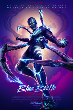 movie poster for Blue Beetle