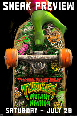 movie poster for Teenage Mutant Ninja Turtles: Mutant Mayhem: Sneak Preview
