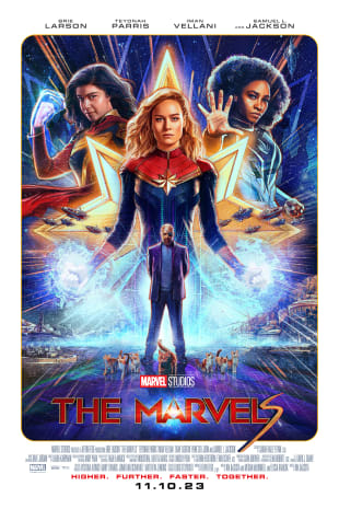 movie poster for The Marvels