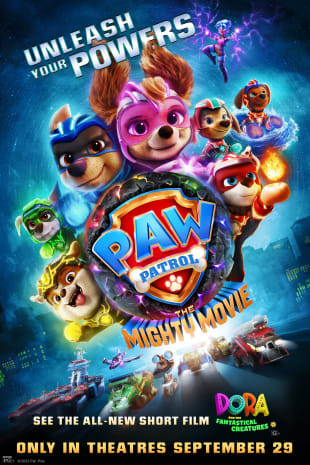 movie poster for Paw Patrol: The Mighty Movie