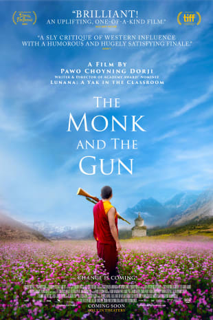 movie poster for The Monk and the Gun