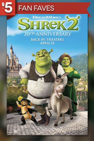 movie poster for Shrek 2 - 20th Anniversary