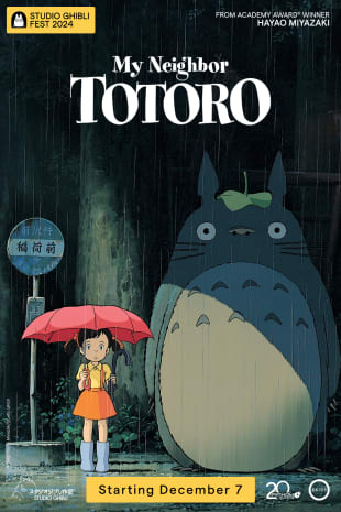 movie poster for My Neighbor Totoro - Studio Ghibli Fest 2024