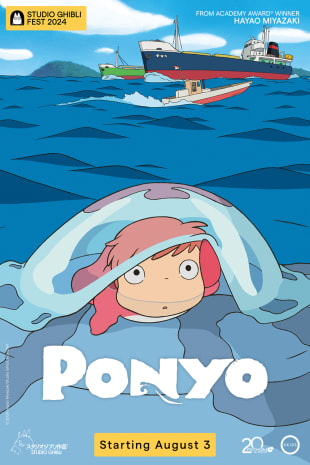 movie poster for Ponyo - Studio Ghibli Fest 2024