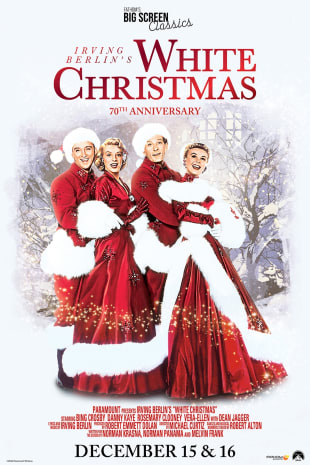 movie poster for White Christmas 70th Anniversary