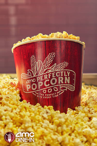 POPCORN LOVERS Decal movie night film theatre pop corn hot buttered