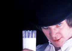 Malcolm McDowell in A Clockwork Orange