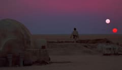 Scene from Star Wars: Episode IV - A New Hope