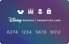Disney Rewards Redemption Card
