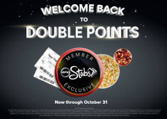 All AMC Stubs Members Earn Double Points