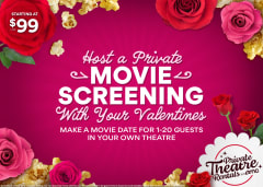 Host a Private Movie Showing at AMC starting at $99+tax