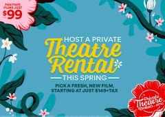 Host a Private Theatre Rental This Spring