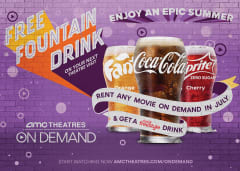 Rent Any Movie On Demand in July and Get a Coke Freestyle Drink