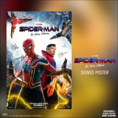 Spider-Man: No Way Home Signed Poster