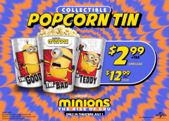 Minions Popcorn Tin