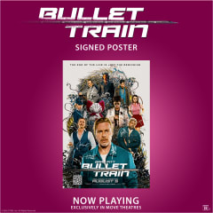 Bullet Train Signed Poster
