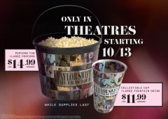 Popcorn Tub and Collectible Cup