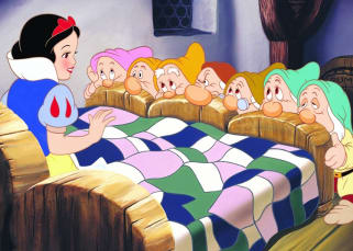 Snow White Eating Apple