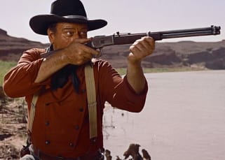 John Wayne in The Searchers